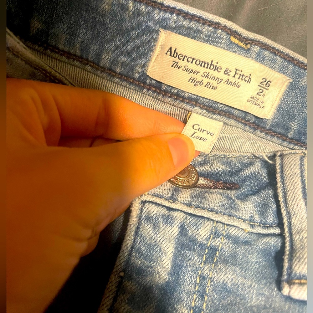 Abercrombie Curve Love Super Skinny High Rise Jeans